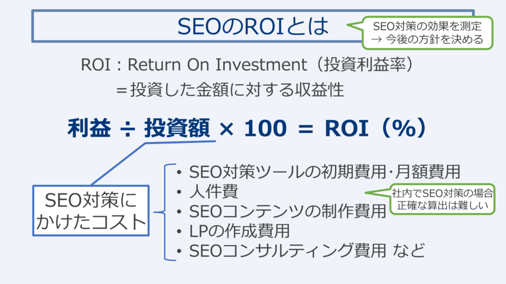 SEO施策のコスト対効果と予算配分の考え方