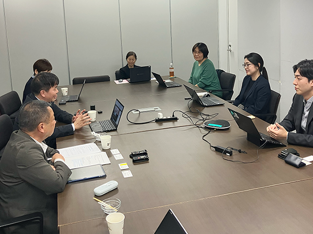 インタビュー風景